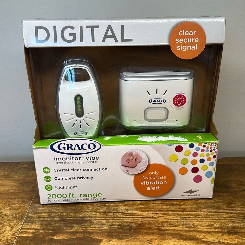 Graco Imonitor Vibe‎ Digital Baby Monitor 2M21VIB 2000ft. Range